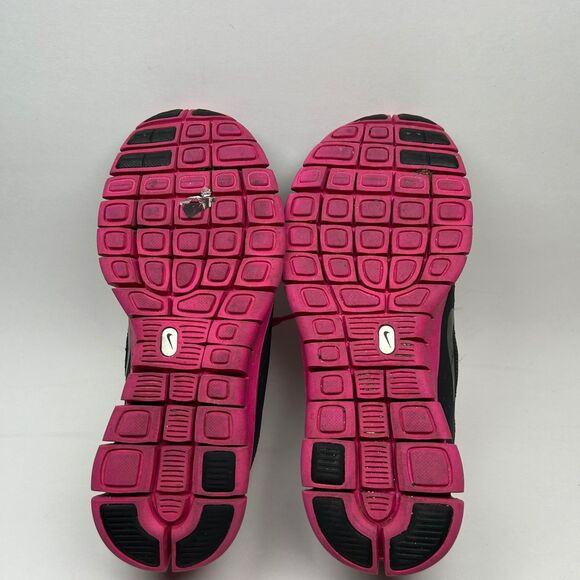 Nike Free Run 616698-001 Pre Owned Girls Size 4Y, Color Pink - Picture 9 of 10